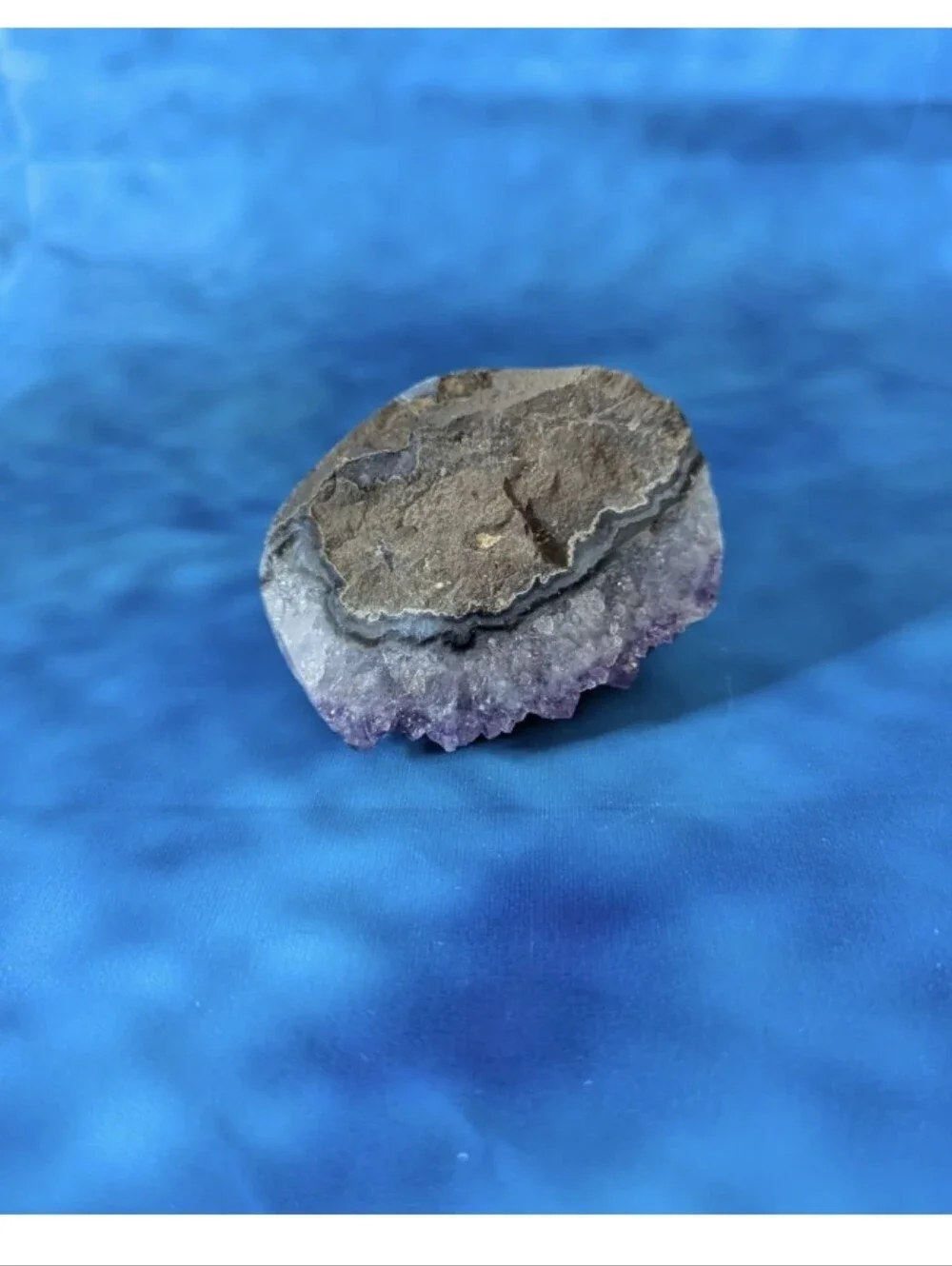 Amethyst Geode Display Stone With Box Polished 2